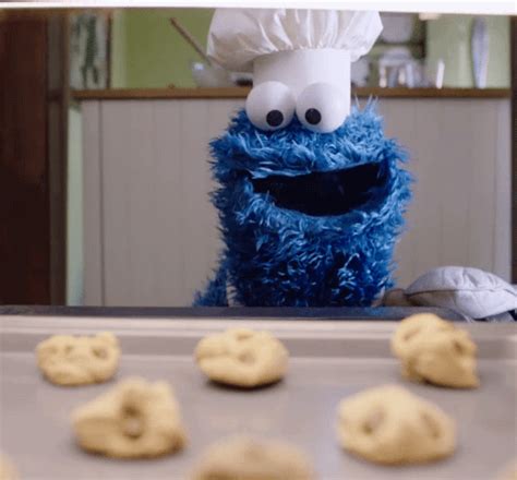 cookie monster gifs|cookie monster gif waiting.